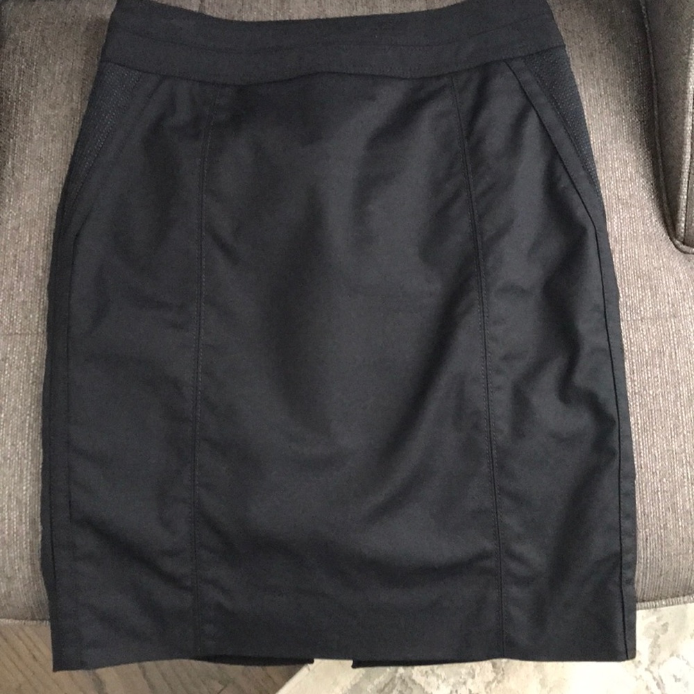 WHBM Fitted Black Skirt Size 4
